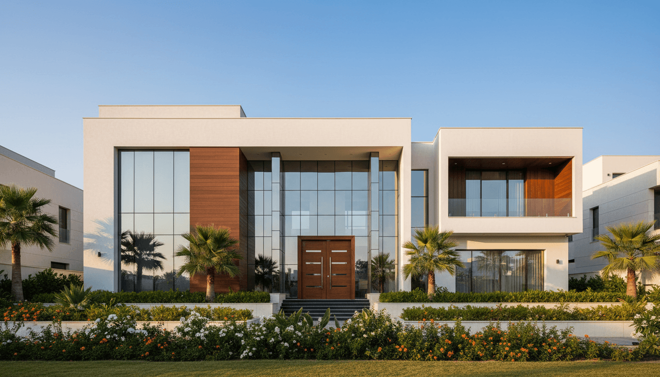 Luxury residential property in Bahria Town with modern architecture and well-maintained landscaping